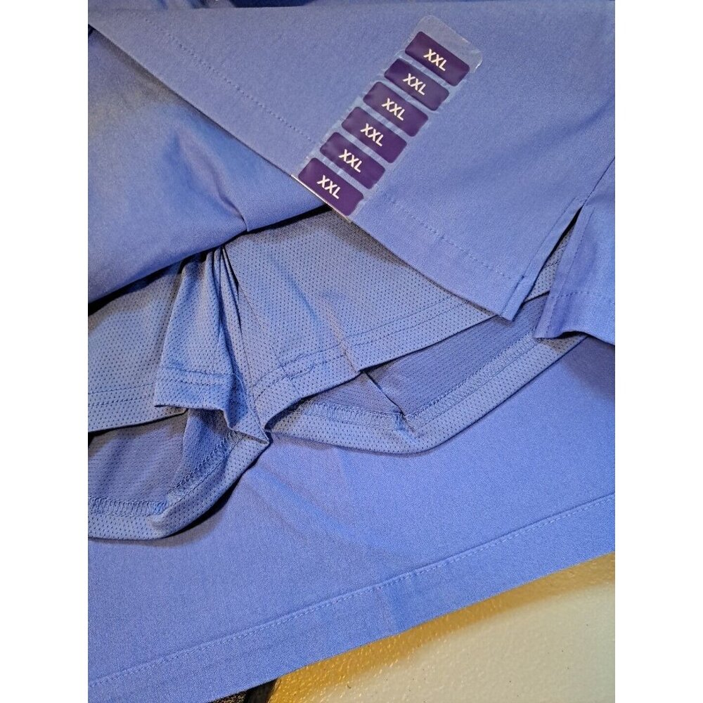 NWT Rafaella Skort Shorts Womens 2XL Pull-on 38" Waist Blue Stretch Summer XXL - Picture 3 of 7